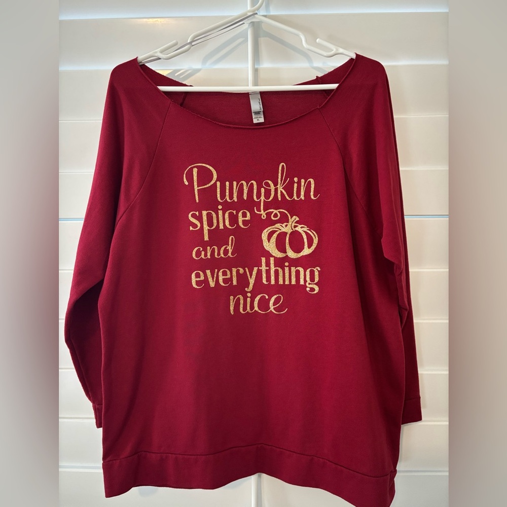 Next Level Apparel cranberry Sweatshirt